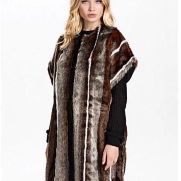 Rodebjer Faux Fur Coat Vest SzS New - Picture 2 of 8